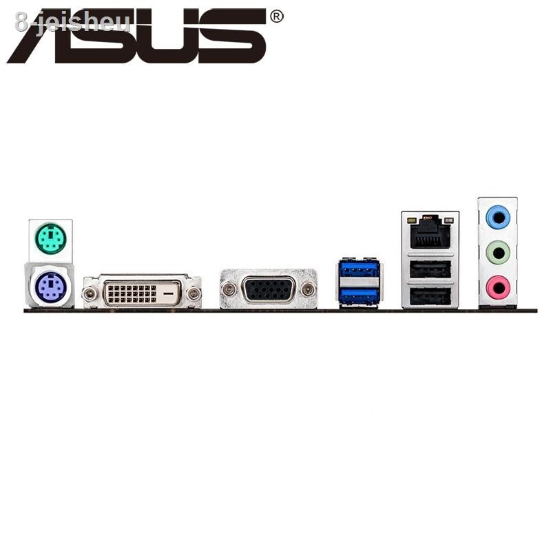 As-Us H81M K เมนบอร์ดเดสก์ท็อป H81ซ็อกเก็ต LGA 1150 I3 I5 I7 DDR3 16G ...