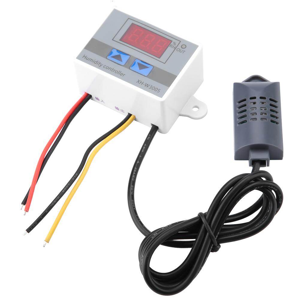 chasoee【kho hiện tại】Bộ Điều Khiển Công Tắc Đo Độ Ẩm Kỹ Thuật Số XH-W3005 Cảm Biến Độ Ẩm 0-99% RH 12/24/220V 12V