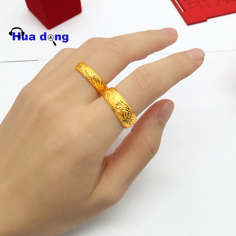 Cincin Pasangan Cincin Halus Berpasangan Cincin Berlapis Emas Untuk Pria Dan Wanita Lazada Singapore