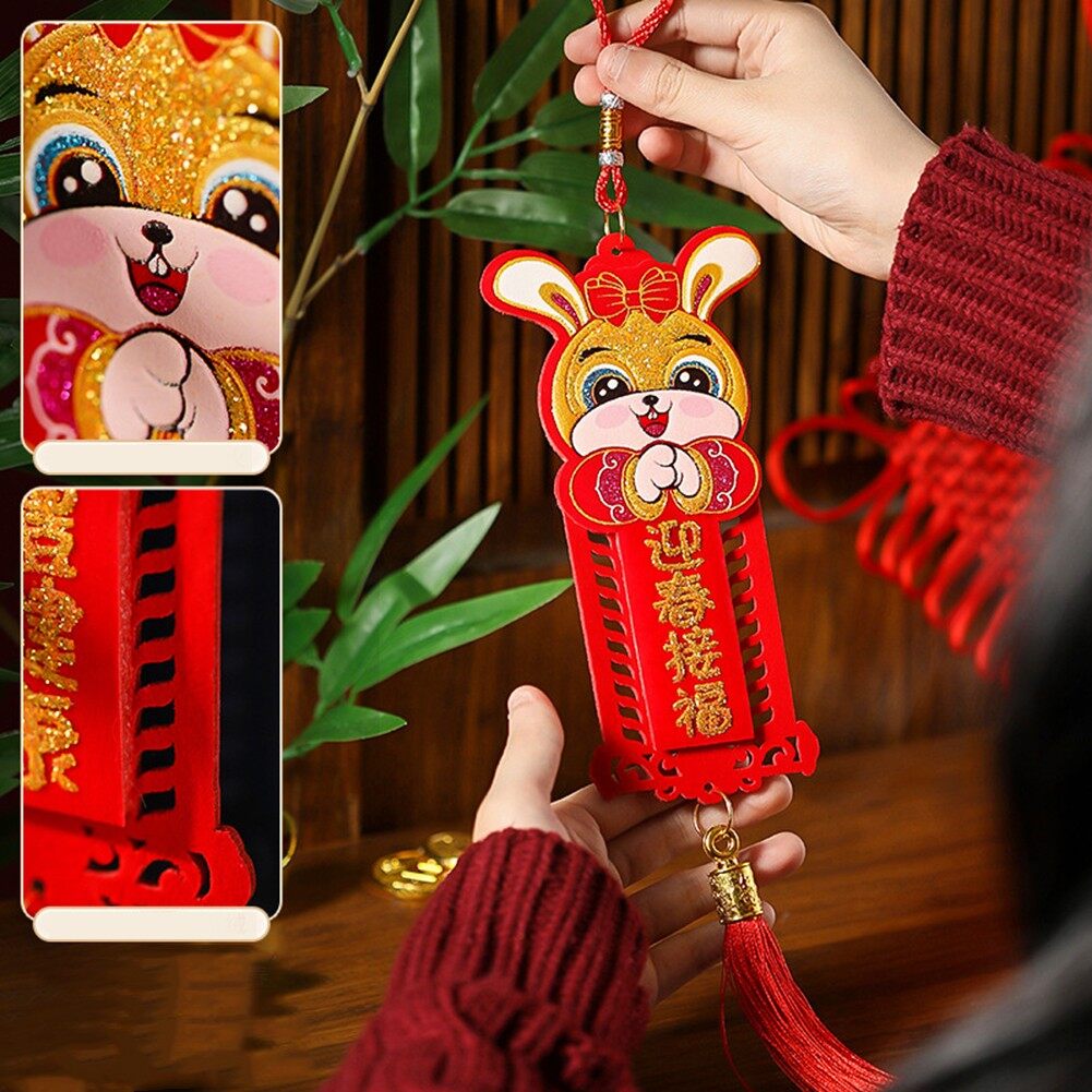【2023 CNY】Hang Ornament Lunar New Year Lantern Chinese New Year Garland