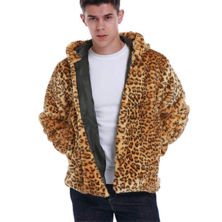 leopard coat men