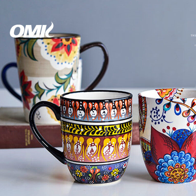 Omk phong cách Mỹ gốm 380ml cốc cốc cà phê