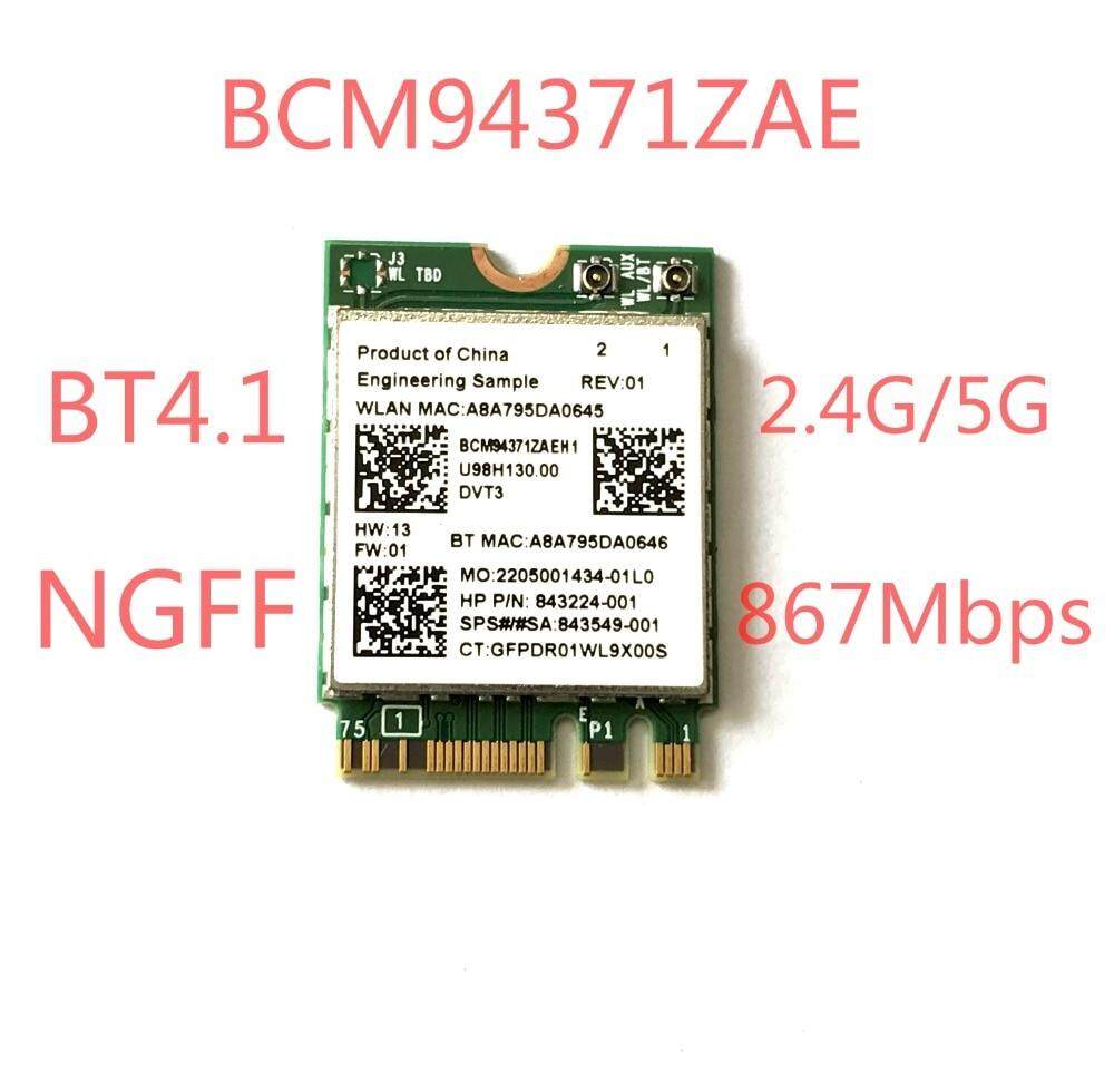 Untuk BCM94371ZAE 802.11AC 867 Mbps NGFF M2 Setengah Ukuran Kartun Wi-fi Nirkabel Adaptor WIFI + Bluetooth 4.1