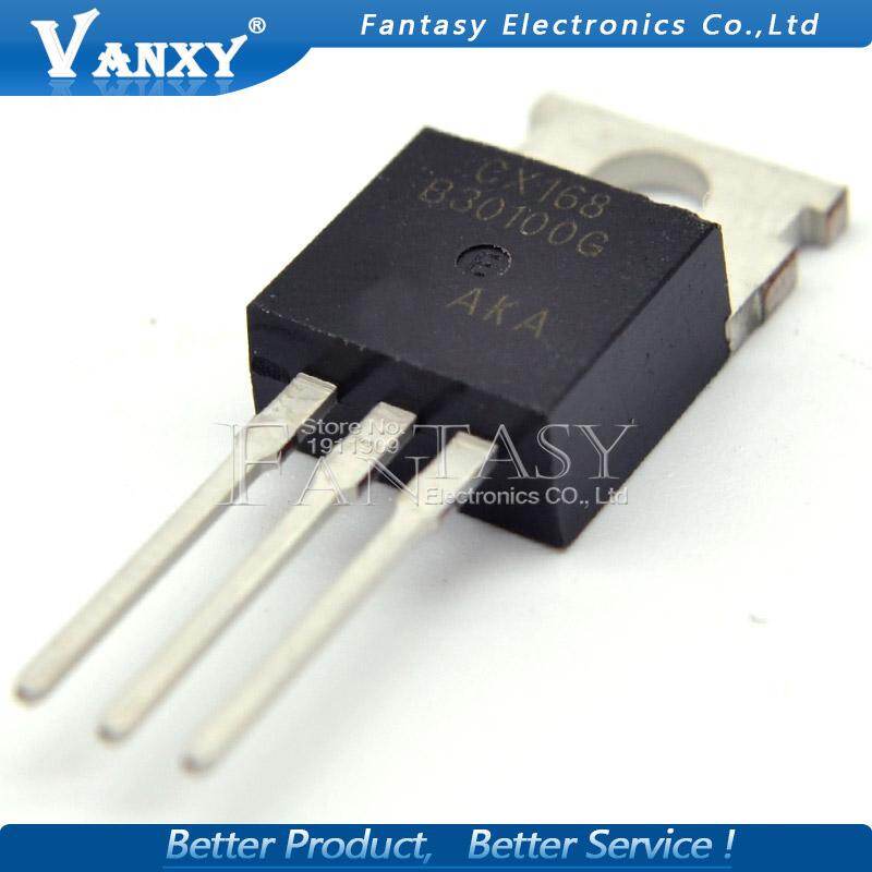 10pcs MBR30100 TO220 MBR30100CT TO-220 MBRF30100CT MBRF30100 B30100G ...