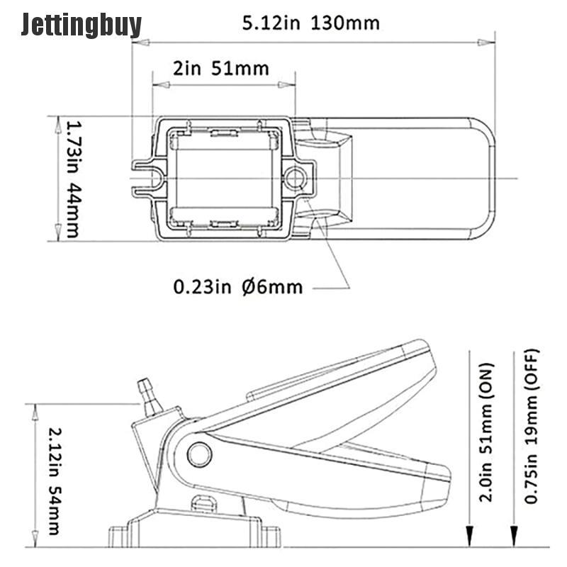 [Jettingbuy] 12V 1100GPH Automatic Bilge Pump Boat Submersible Pump Marine Float Switch U7W6
