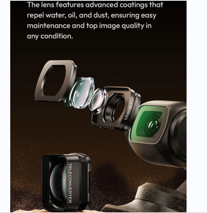 Dji Osmo Pocket Zoom Lens Ulanzi Wide Angle Lens For DJI Osmo