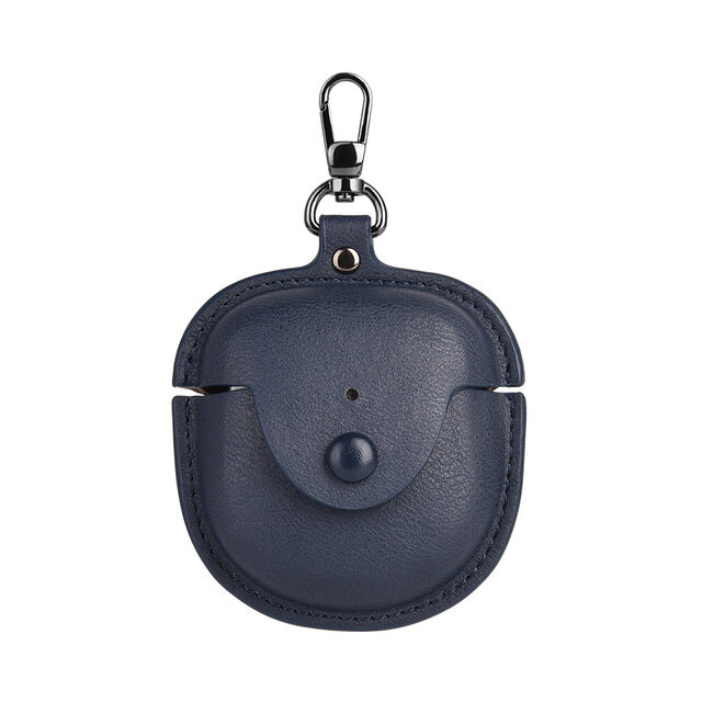 Solid Color Simple Soft Shockproof Leather Earphone Protective Case for Bose QuietComfort Earbuds II Headphone Protective Case