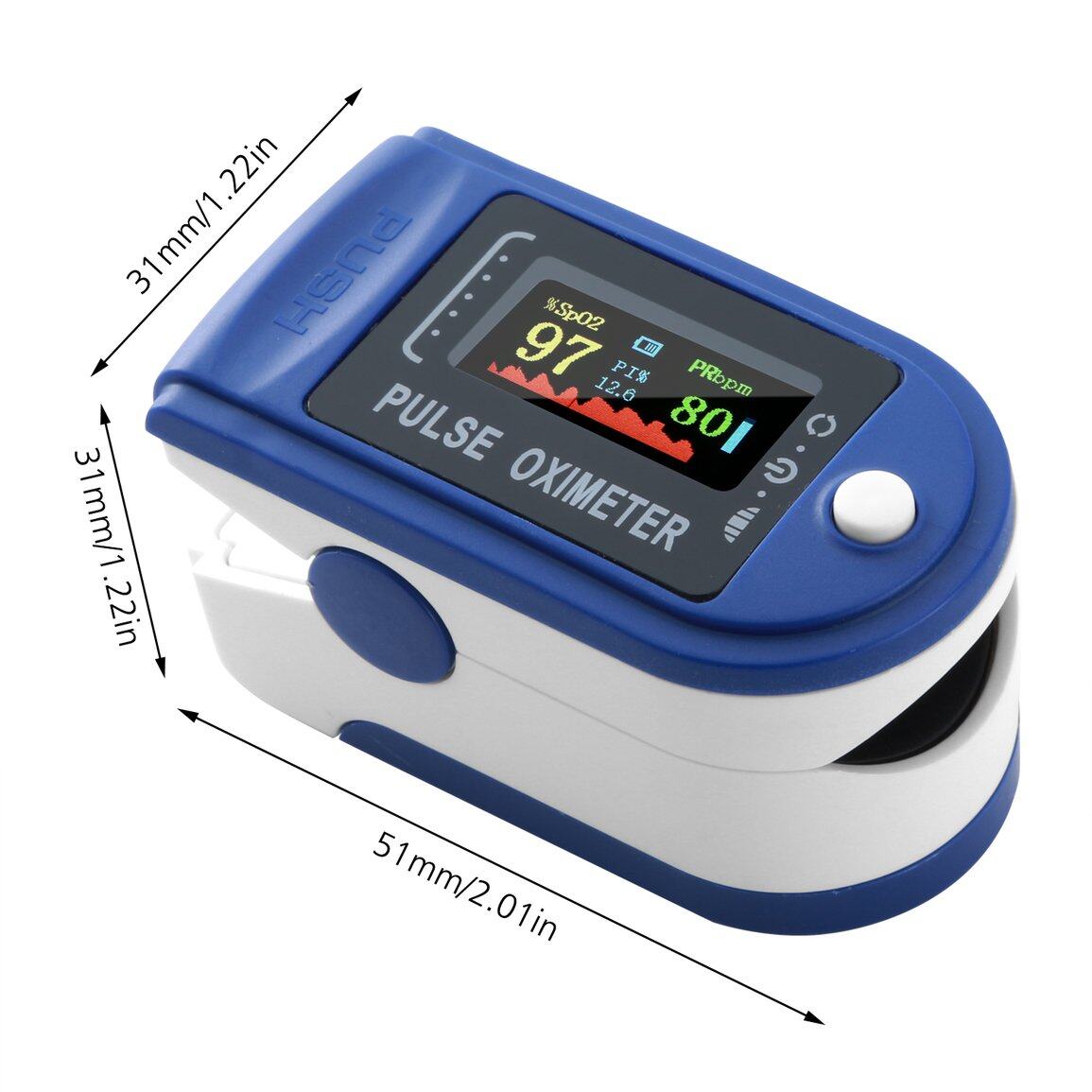 ที่ดีที่สุดขายชีพจรนิ้วมือ Oximeters นิ้วคลิป Heartbeat Pulse Oximeters