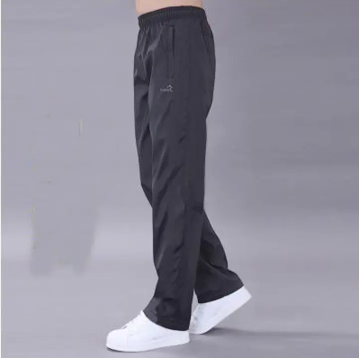 cuffless joggers