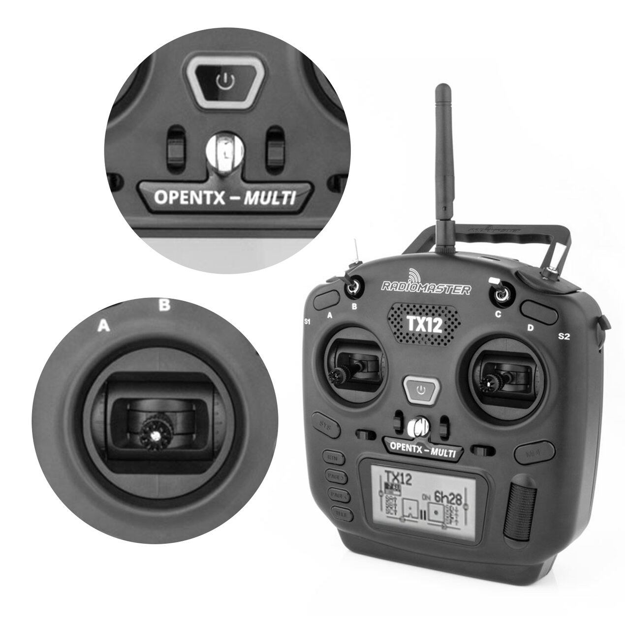 WLLW Radiomaster TX12 16CH OpenTX Multi-โมดูลวิทยุดิจิตอลเครื่องส่ง ...