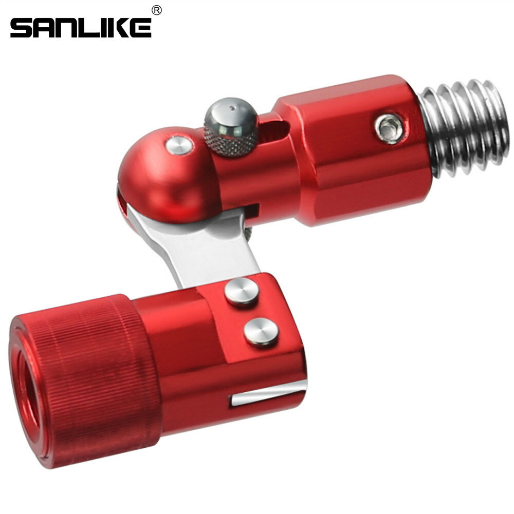 Fishing Landing Net Connector Anti-rotation Fishing Dip Net Aluminum Alloy Quick Release Connector With Ball Lock