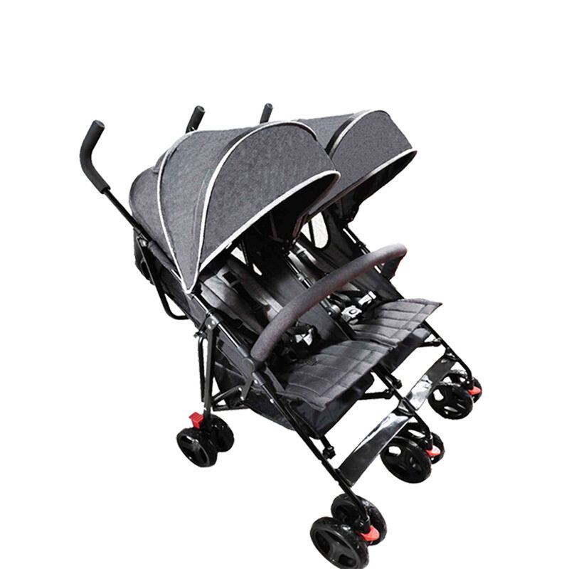 Twin baby strollers can be folded lightly and can sit half-lying Singapore
