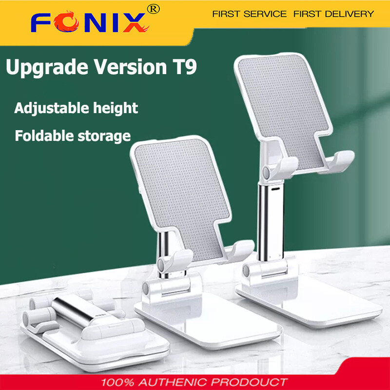FONIX Universal Phone Stand Tablet Phone Holder Desktop Tablet Holder Table Cell Foldable Extend Support Desk Mobile Phone Holder Stand For Android iPhone iPad Adjustable