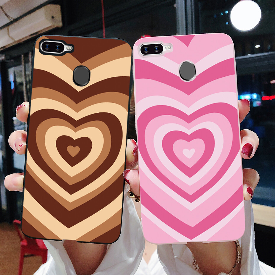 Phone Case For Oppo A5s / Oppo AX5s / Oppo A7 Case CPH1909 Cute Love Heart Soft Slim Back Cover 6.2"