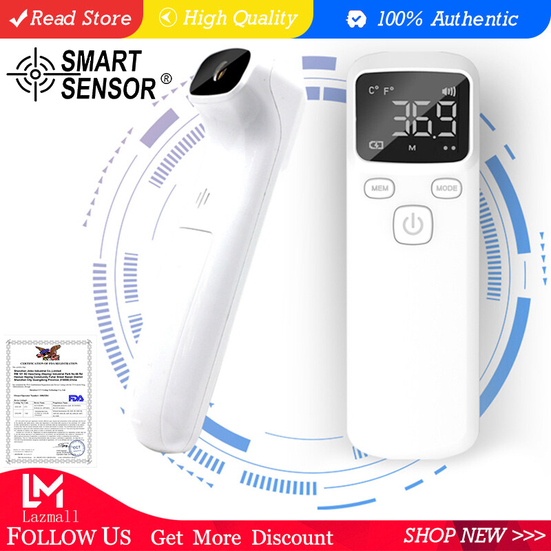 (Lowest Price)SMART SENSOR HF150 Non-contact IR Infrared Thermometer Forehead Thermometer Digital LCD Thermometer Body Temperature Gauge Handheld Temperature Meter Dual Mode Forehead Body Surface Measurement