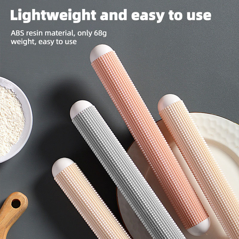 Houseeker 2 Kích Thước Silicone Cán Pin Tay Cầm Bằng Gỗ Không Dính Dough Lăn Pizza Pastry Baking Phụ Kiện Cookie Dụng Cụ Nhà Bếp