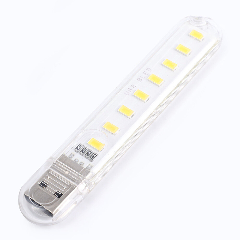 2pcs 8LED USB Mini Đèn LED đọc sách tiết kiệm năng lượng đèn Đèn ngủ USB