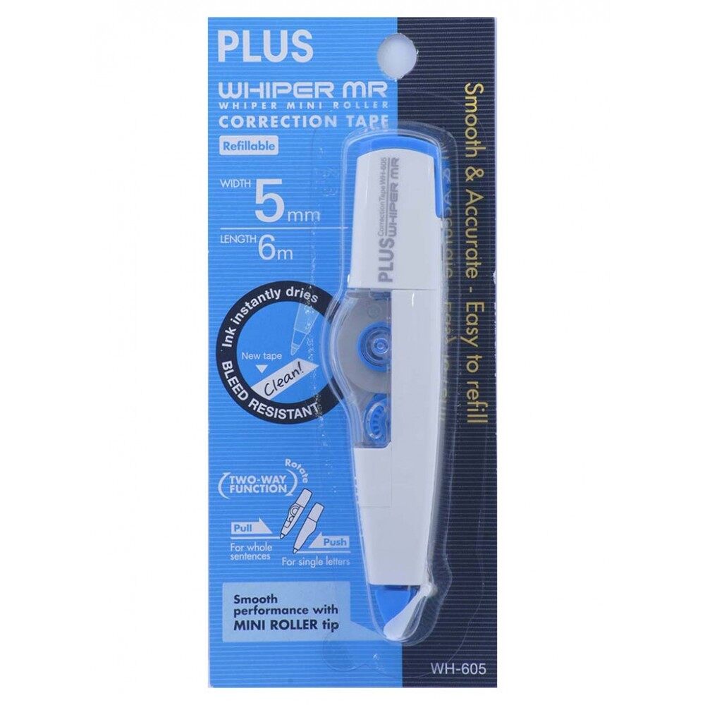 (ESA)PLUS CORRECTION TAPE WHIPER MR 5MM X 6M WH605N Lazada