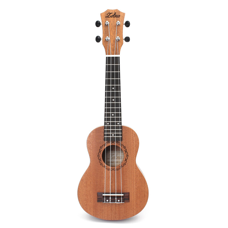 Ngựa Vằn Mùa Xuân 21 Inch 15 Phím Đàn Bằng Gỗ Gụ Soprano Đàn Ukulele Gỗ Hồng Mộc 4 Dây Đàn Guitar Kiểu Hawaii Nhạc Cụ