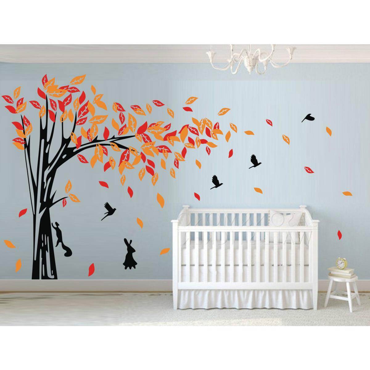 jungle tree wall decal