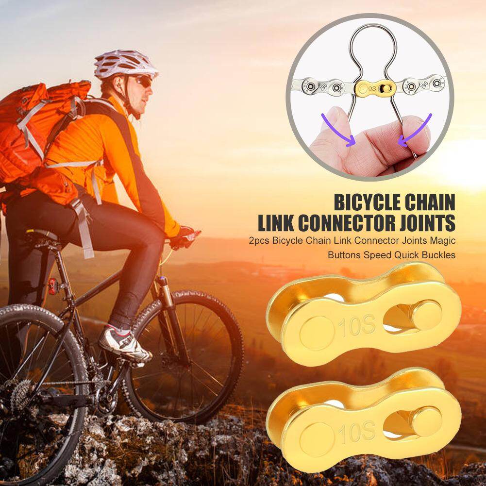2 Cái Khớp Nối Xích Xe Đạp Nút Ma Thuật Khóa Nhanh Tốc Độ