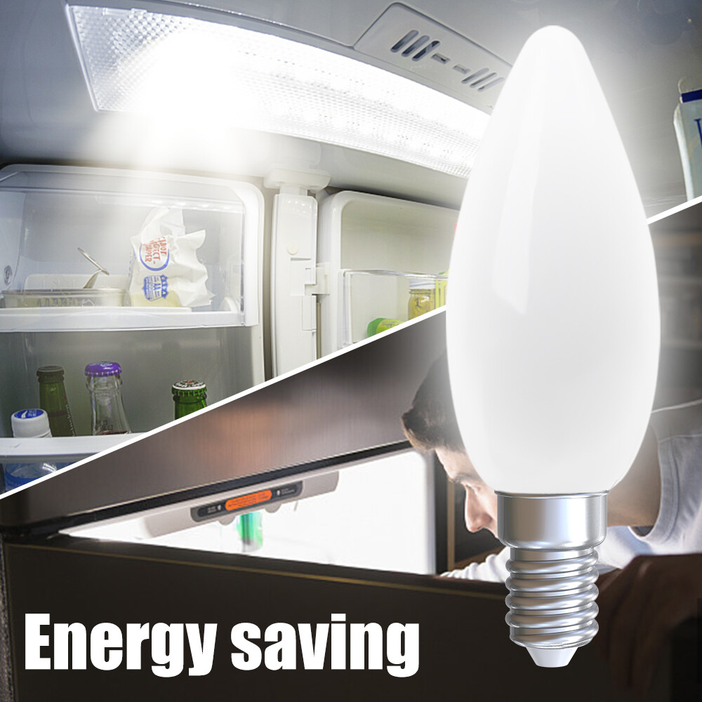 1/2pcs LED Refrigerator Light Bulbs E12/E14 Light Bulbs 220V Replace Refrigerator Lamps Bulb for Refrigerator Display Cabinets