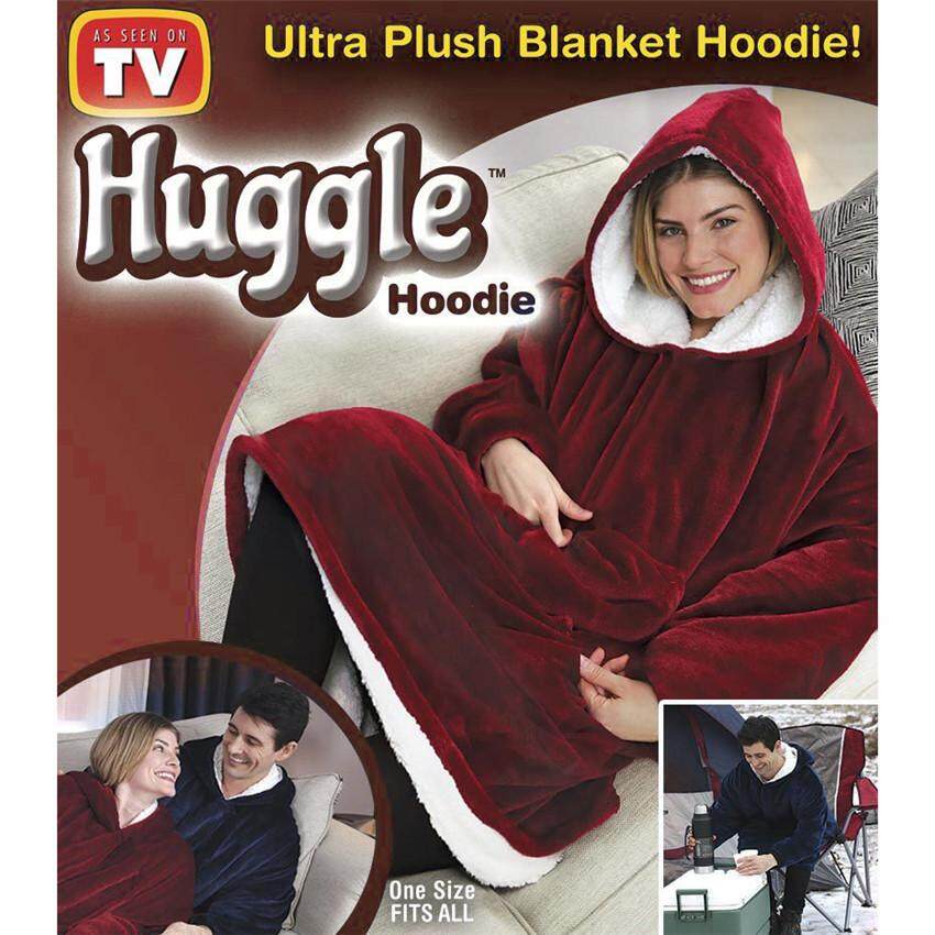 Oversize Blanket Sweatshirt Fleece Huggle Ultra Plush Hoodie