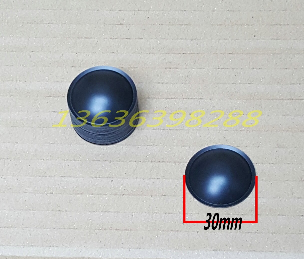 30mm woofer speaker PP dust cap 3 inch 4 inch 5 inch woofer plastic cap