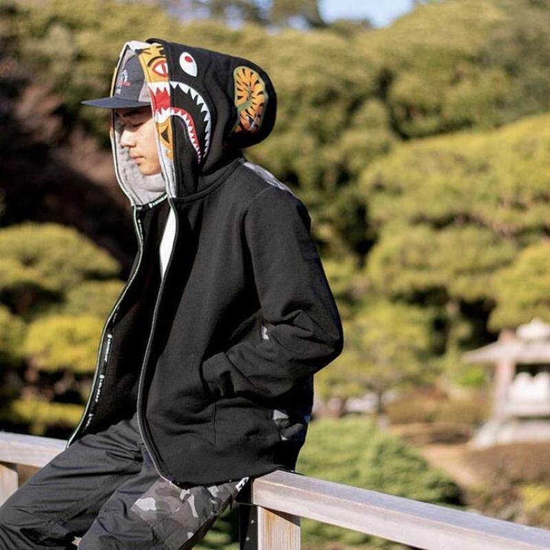 bape x pubg camo shark hoodie