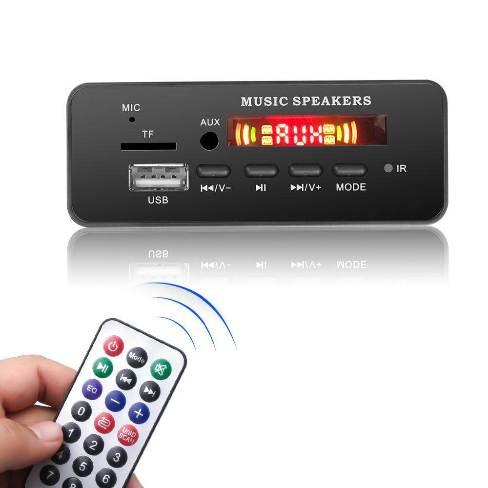 Mô-đun Bảng Giải Mã Bluetooth 5.0 Không Dây Máy Nghe Nhạc MP3 Thẻ TF USB 5-12V Đài FM AUX Ghi Âm Cuộc Gọi Rảnh Tay Với Điều Khiển Từ Xa