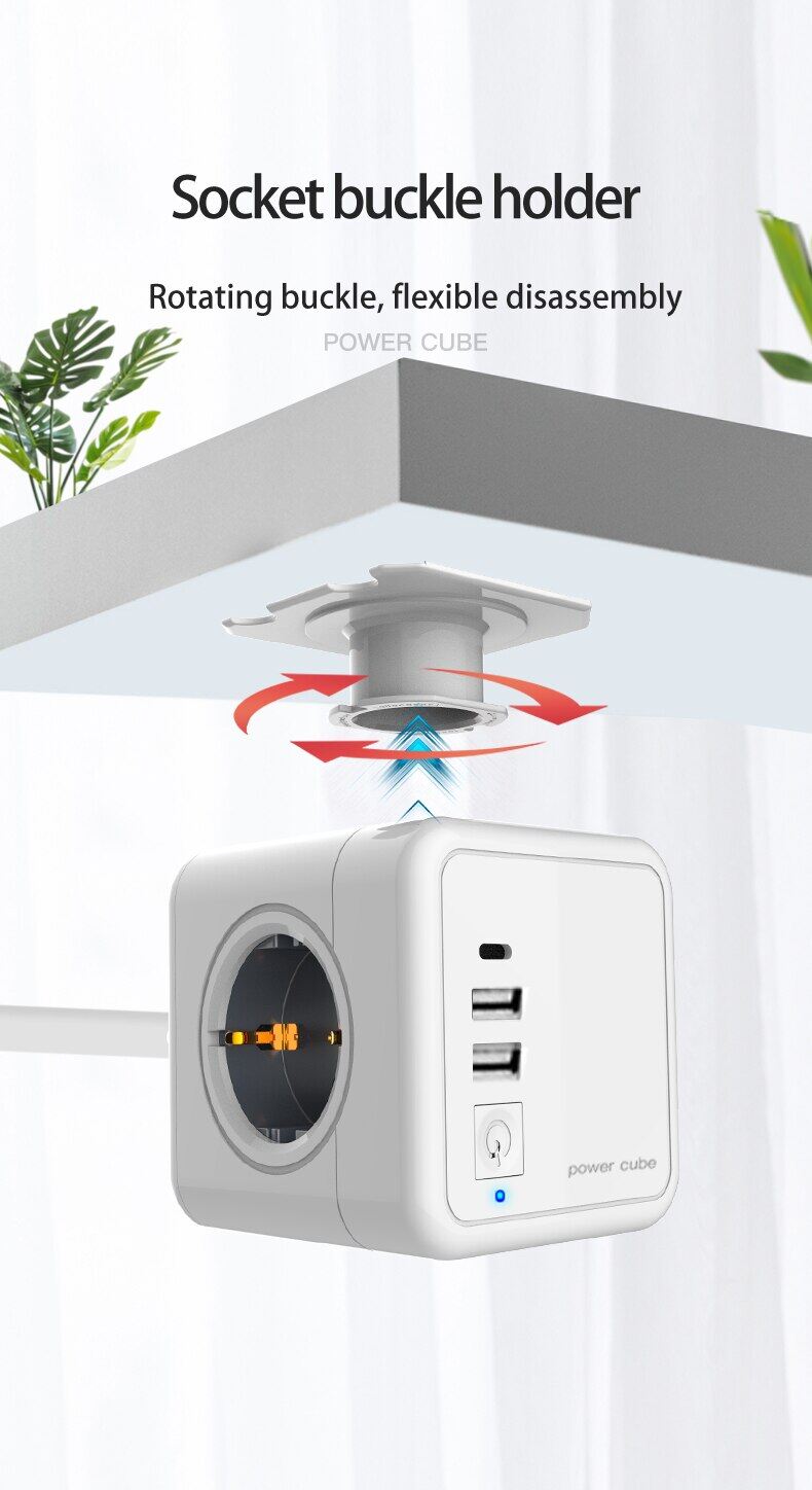 Tiêu Chuẩn Châu Âu Chuyển Đổi, Ổ Cắm Chuyển Đổi Tiêu Chuẩn Châu Âu, Trắng + Màu Xám