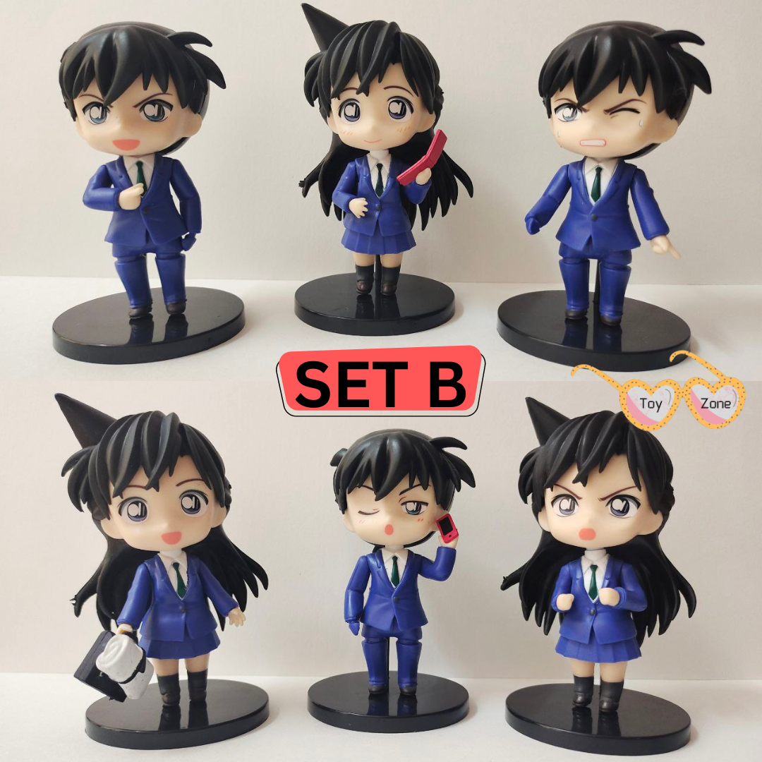 Detective Conan Figure (18pcs) Conan Edogawa Kaito Kuroba Kudo Shinichi