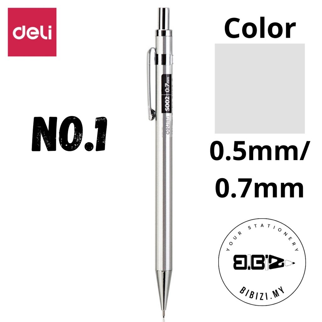 DELI Metal Body Mechanical Pencil Lazada