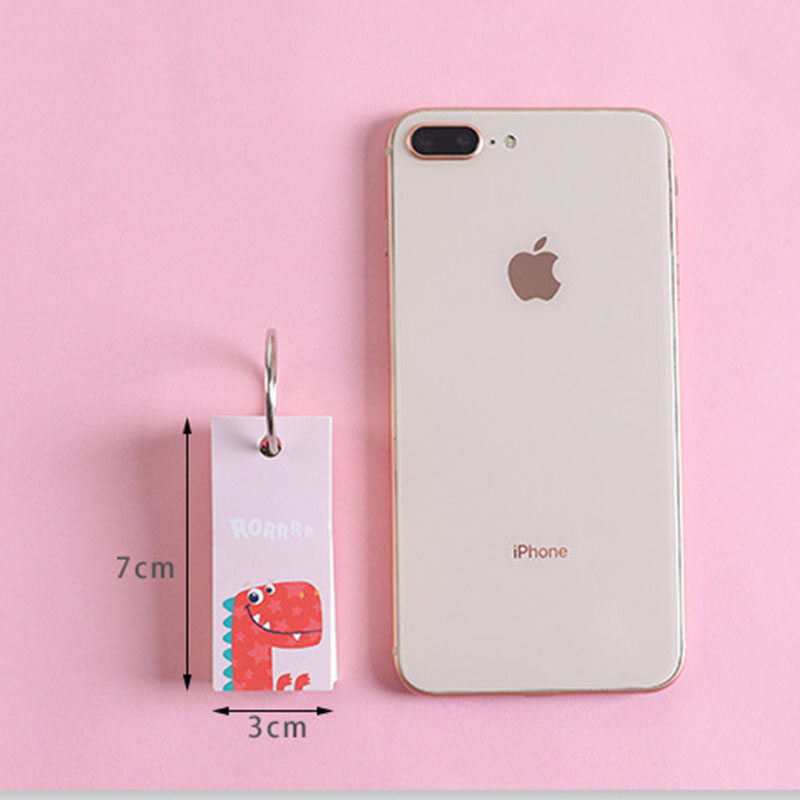 Sổ Tay Khủng Long Nhỏ Dễ Thương Thẻ Từ Lá Rời Quà Tặng Học Tập Thẻ Tin Nhắn