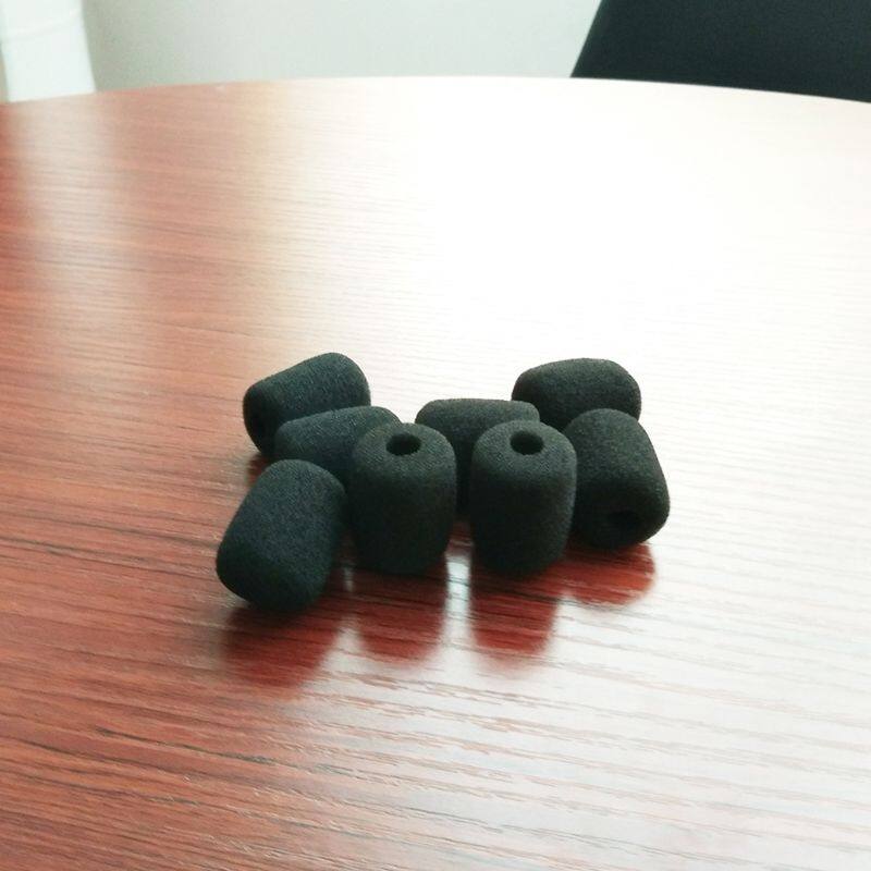 5 Cái Miếng Bọt Biển Xốp Bọc Tai Nghe Micro Màu Đen Bọc Mic Chắn Gió