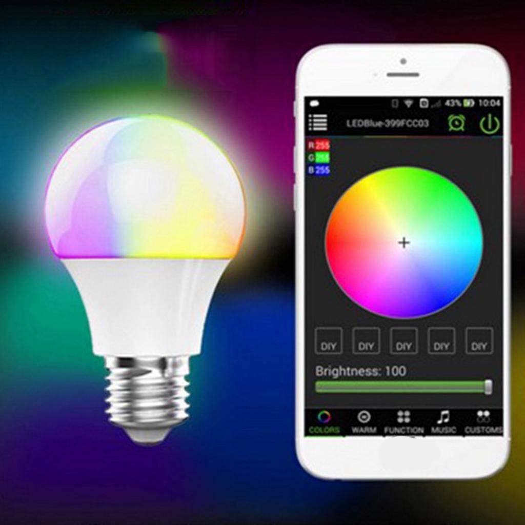 Loviver Smart RGBW LED Light Bulb Lamp Bulb Bluetooth App Controlled Bulb E27 4.5W