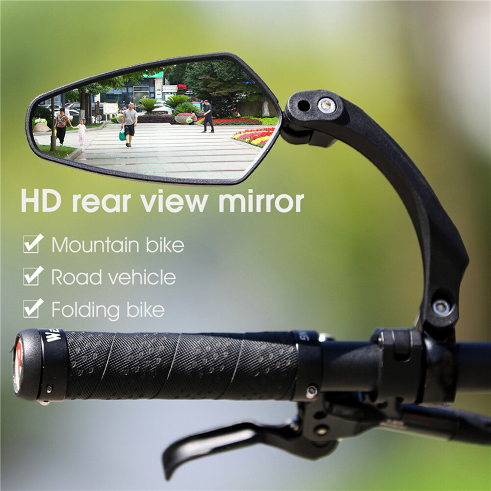 WEST BIKING Bike Rearview Mirror Adjustable Motorcycle Handlebar Reflector