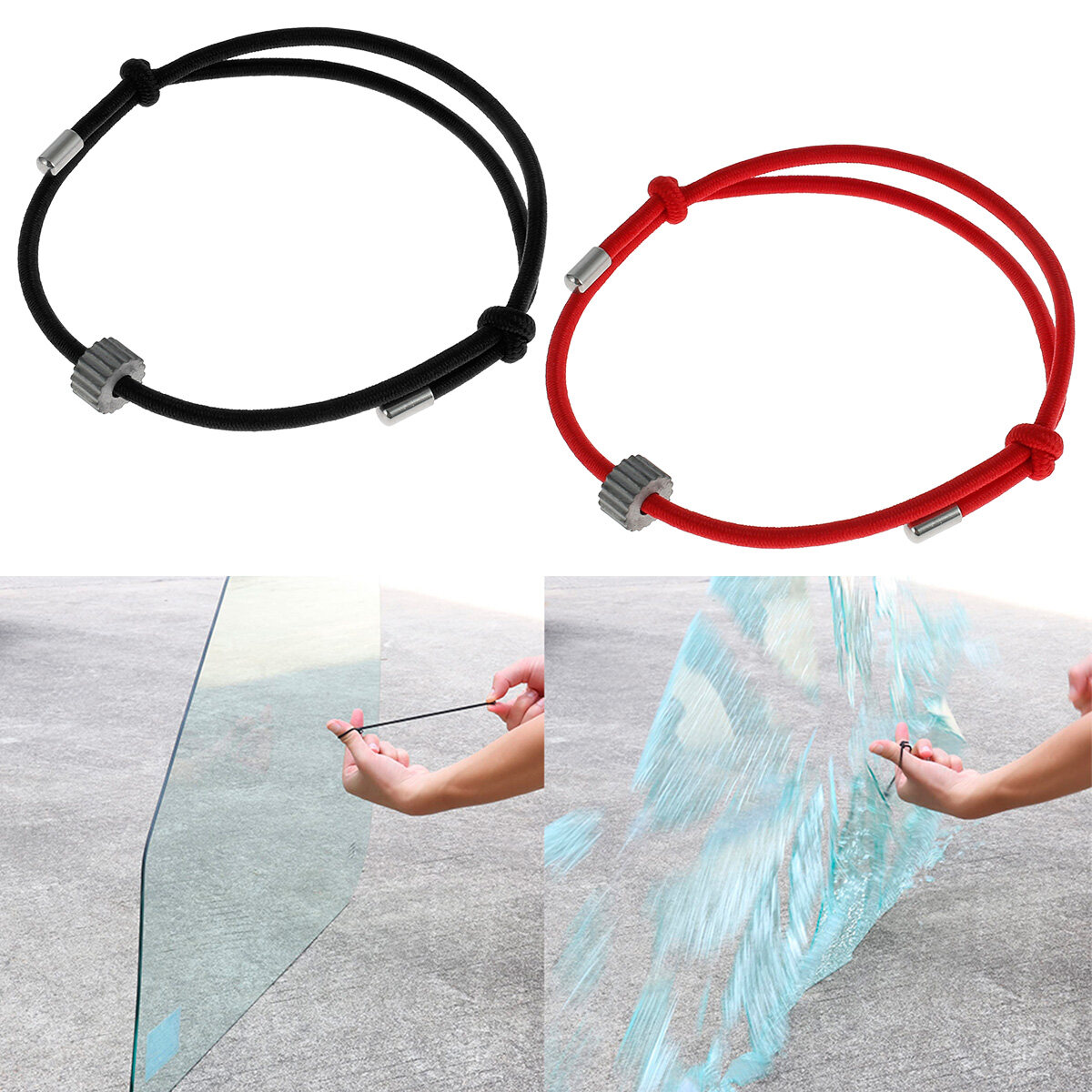 Car Window Breaker Lightweight Car Glass Breaking Bracelet Tungsten