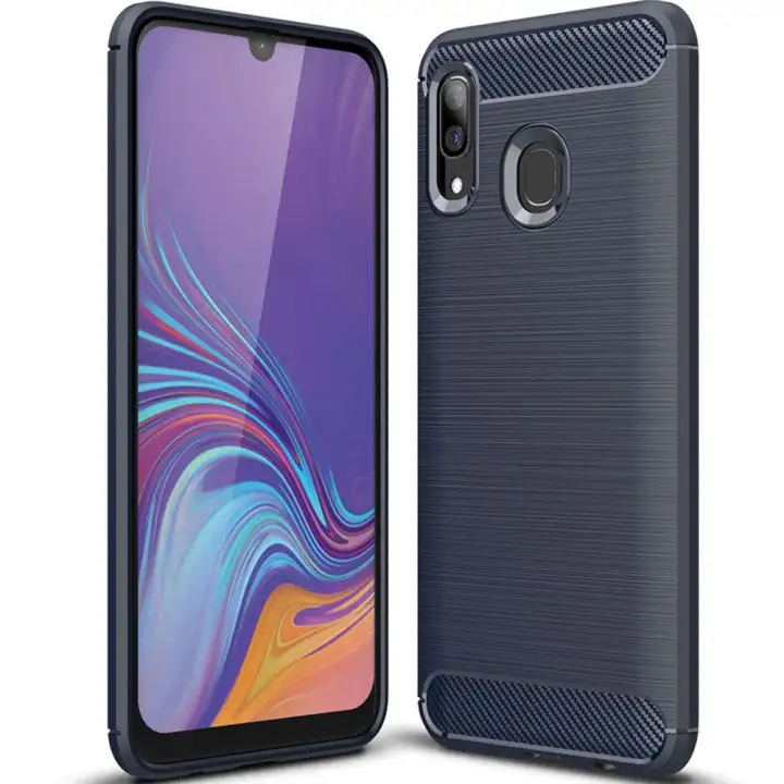 For Samsung Galaxy A30 Phone Case Silicone Protection Shock Absorption Cover And Carbon Fiber Design Casing Lazada Ph