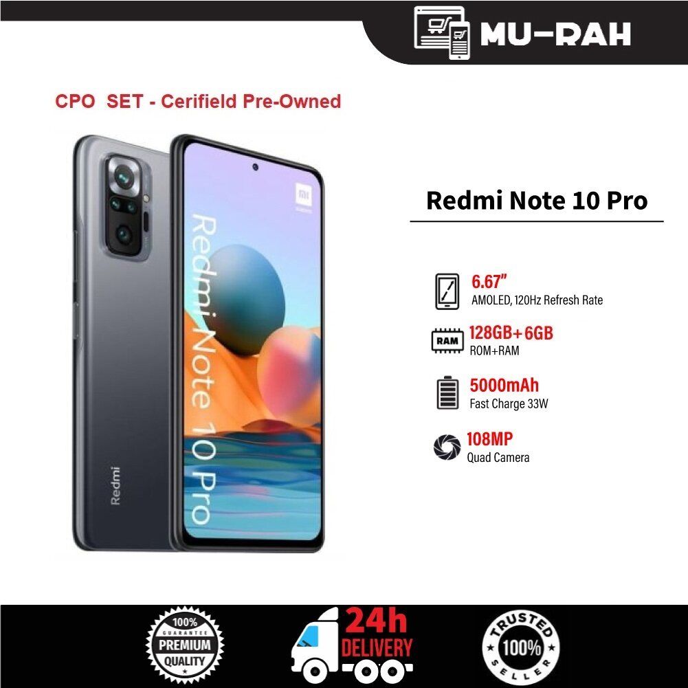 redmi note 10 pro 6 ram 128