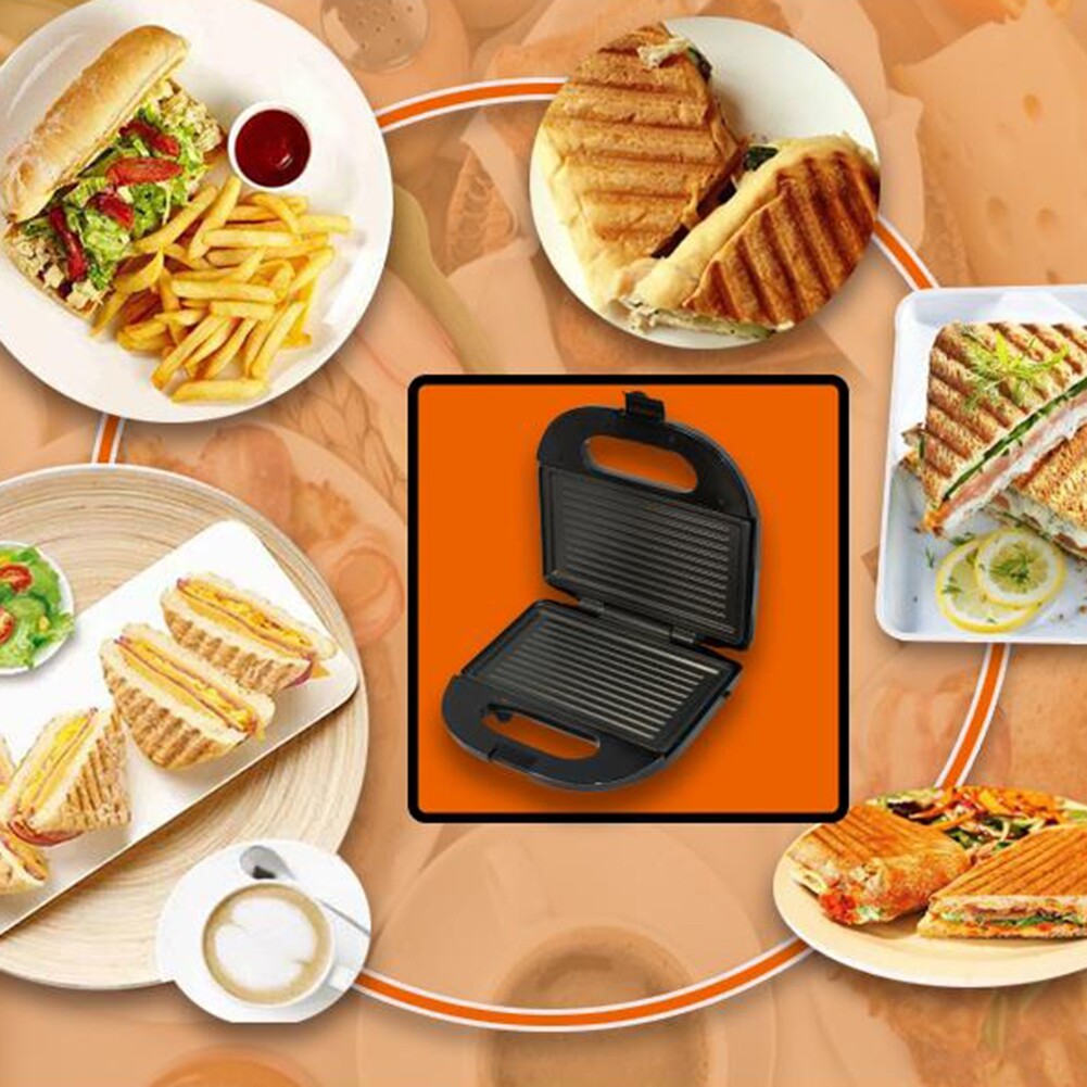 máy Làm Bánh Sandwich Chạy Điện Máy Nướng Bánh Mỳ Đĩa Nướng Máy Làm Bánh Mỳ Bánh Quế Ăn Sáng