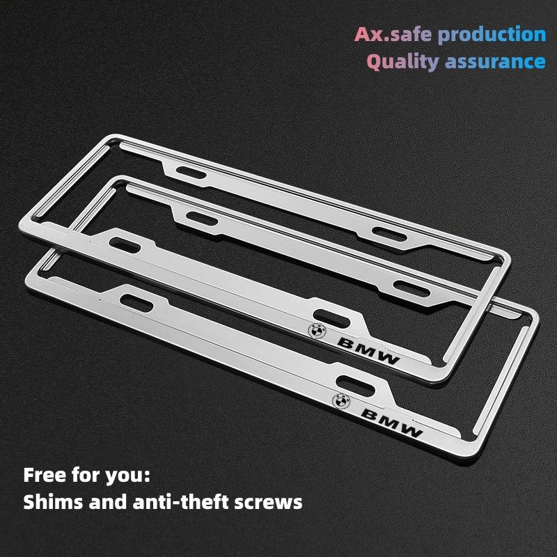 Anti Theft License Plate Screws - Stainless Steel License Plate Frame...