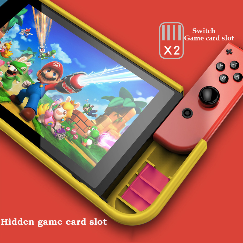 VAORLO Vỏ Có Thể Gắn Được Cho Bộ Chuyển Đổi Nintendo Mumba TPU Grip Vỏ Bọc Bảo Vệ Tương Thích Với Đầu Điện Tử Nintendo Switch Và Bộ Điều Khiển Joy-Con