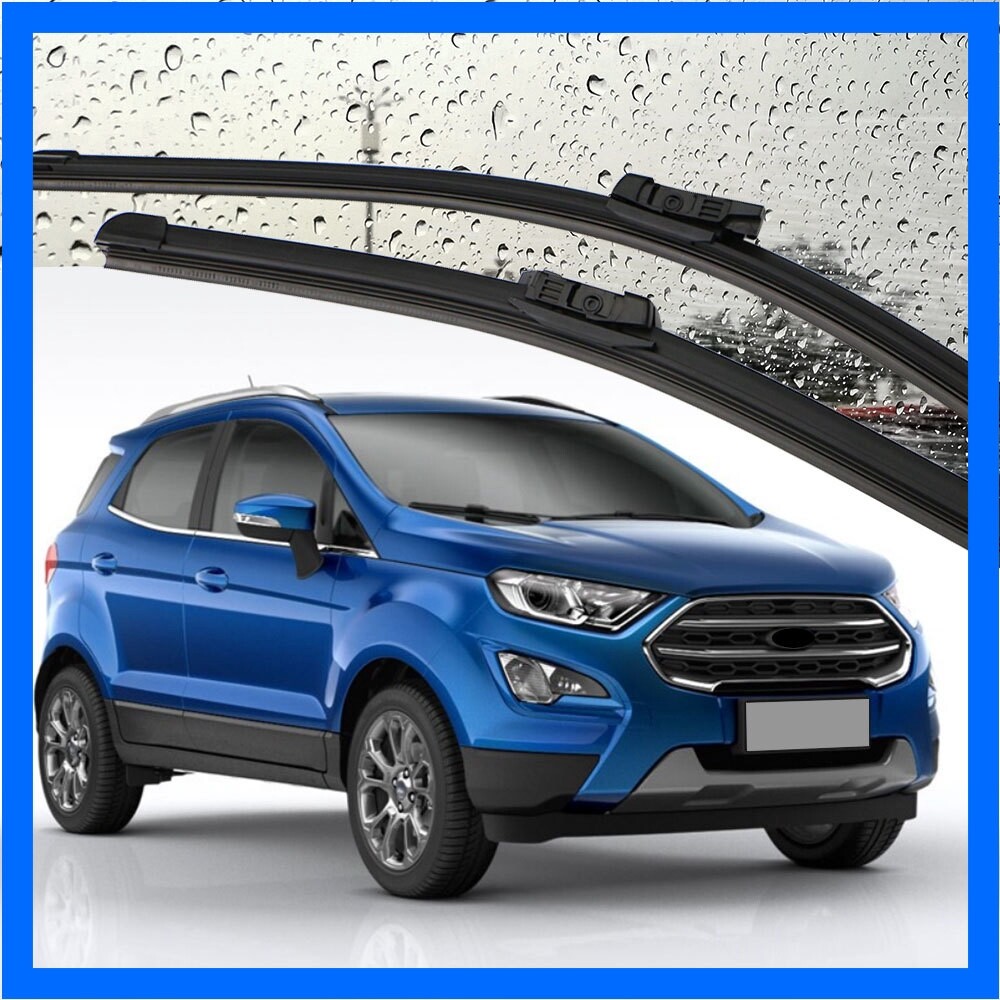 Huiyisunny Car Front Wiper Blade Cover Set Windshield Wiper for Ford New Ecosport 2017 2018 2019 1 Pair LHD