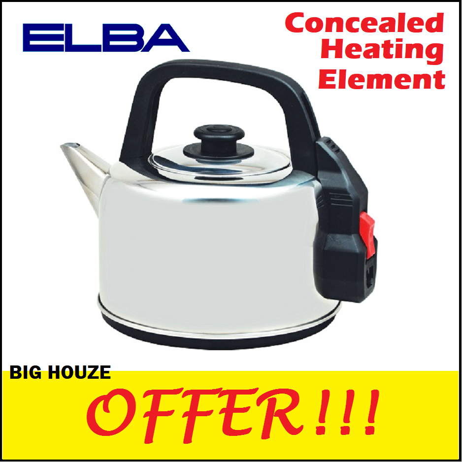 Elba EK K5226 5.0L Electric Kettle High Grade Stainless Steel Water Boiler 5L EK K5226 SS Lazada