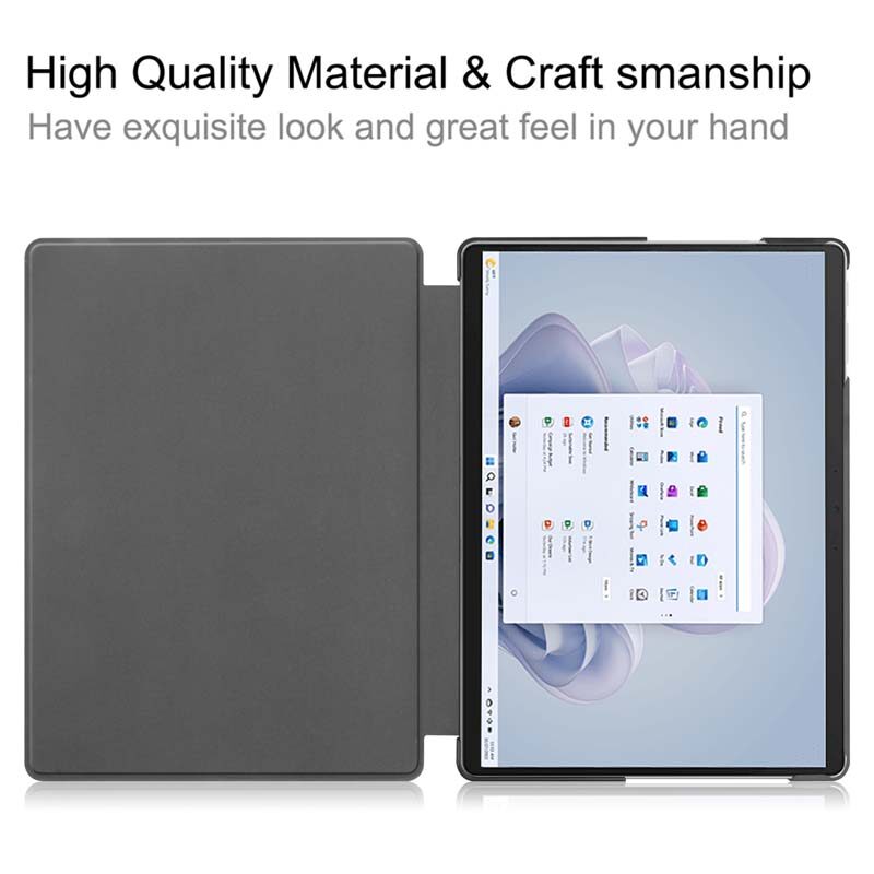 PU leather flip case for Microsoft Surface Pro 9 cover SurfacePro9 Pro9 13 inch protective casing