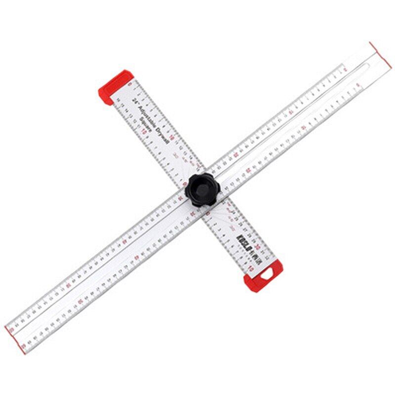 90/45 Degree Precision High Carpentry Movable Square Large Marking Woodworking Movable Combination Angle Ruler