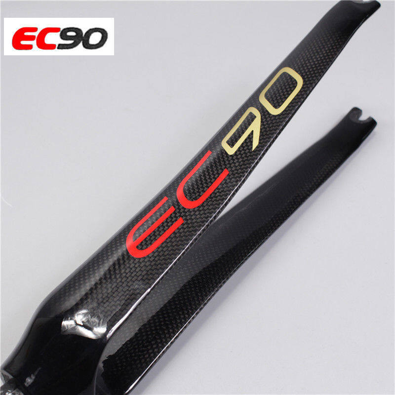 EC90 700C Bicycle Fork Full Carbon Fiber 1 1 8 Road Bike Rigid