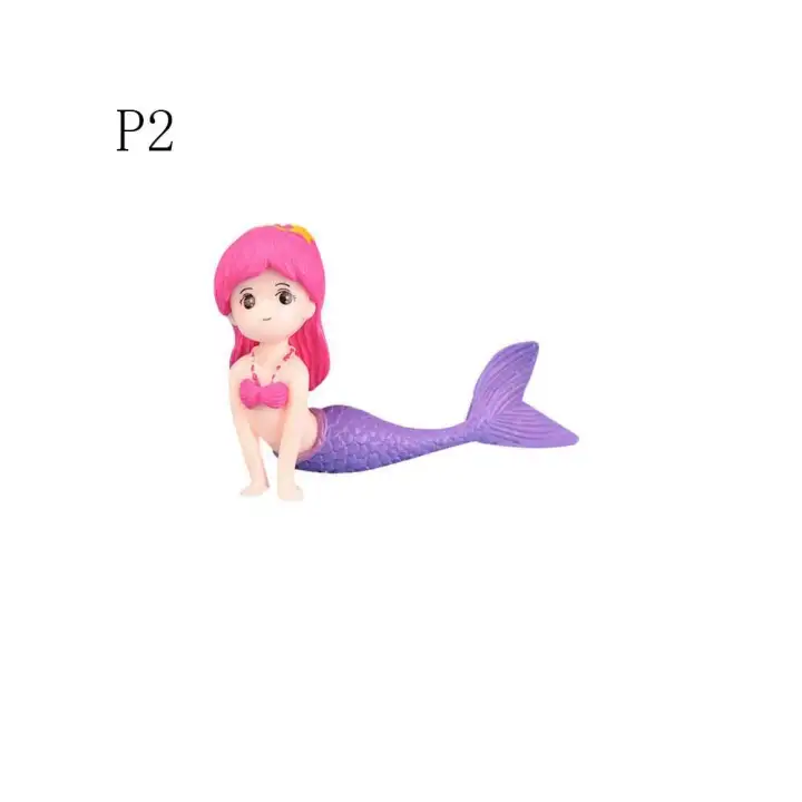 Cute Creative Diy Colorful Pvc Mermaid Fish Tank Decoration