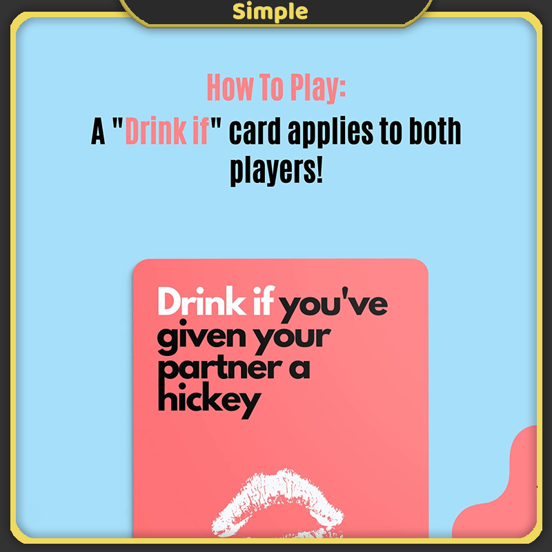 Dizzy Date Card Game Couple Party Drinking Game